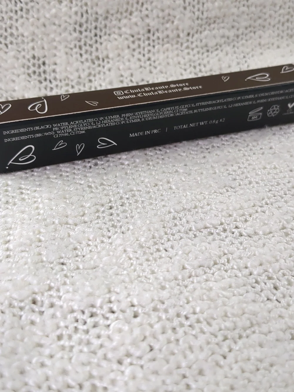 Chula Beauty Chula Liquid Liner Duo (Black/Brown), 2x 0.8g/0.028oz
